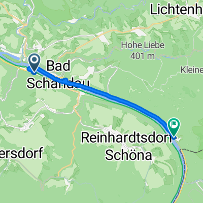 Bergmannstraße nach Schmilka