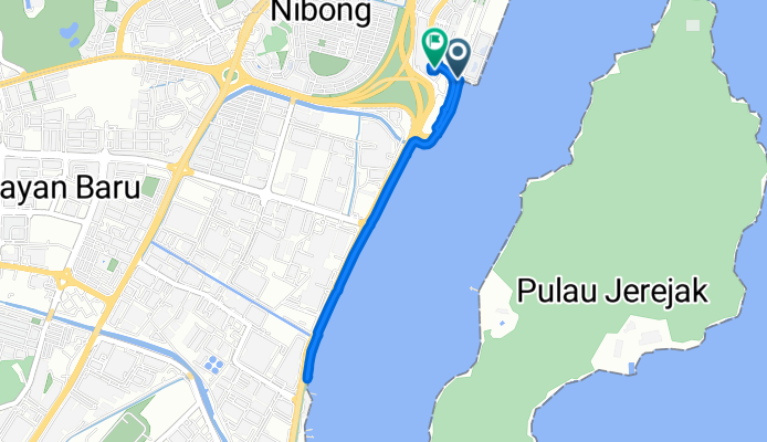 Queensbay Mall to Persiaran Bayan Indah