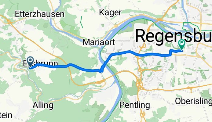 Eilsbrunn Brücke nach Bahnhofstraße