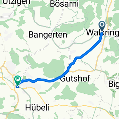 Dornistrasse, Walkringen nach Richigenstrasse, Worb