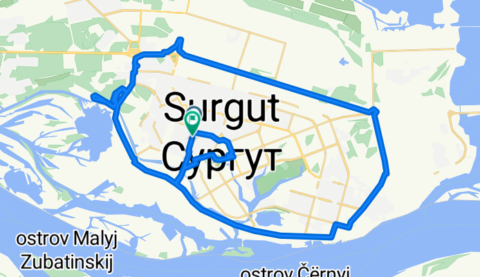 улица Дзержинского, Сургут до проспект Ленина, Сургут