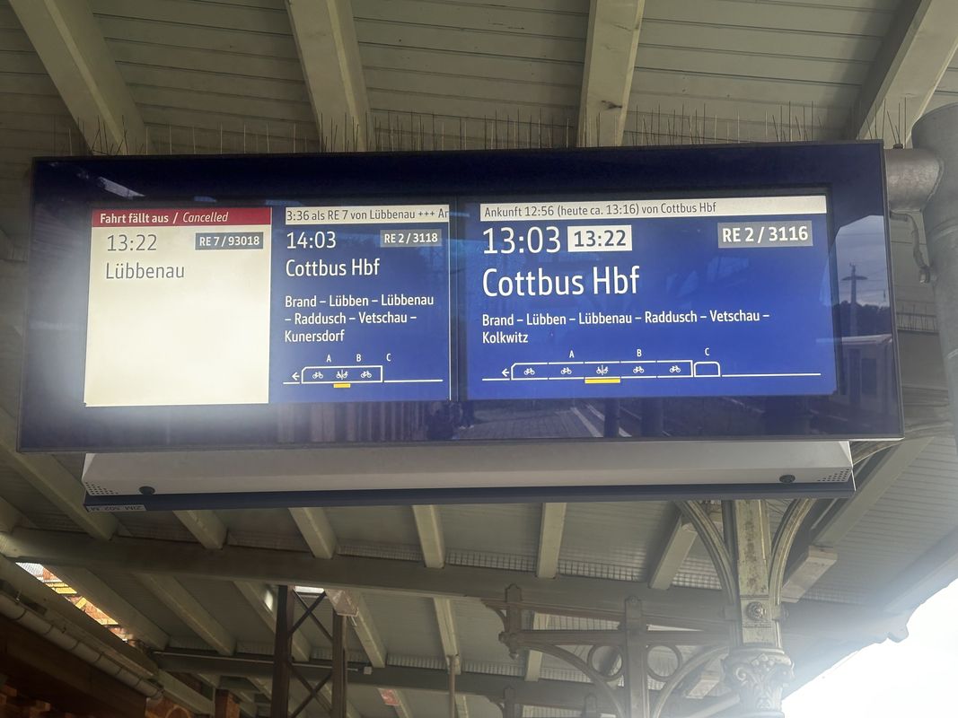 Friedrich-Engels-Straße, Wildau nach Bahnhofsvorplatz, Königs Wusterhausen