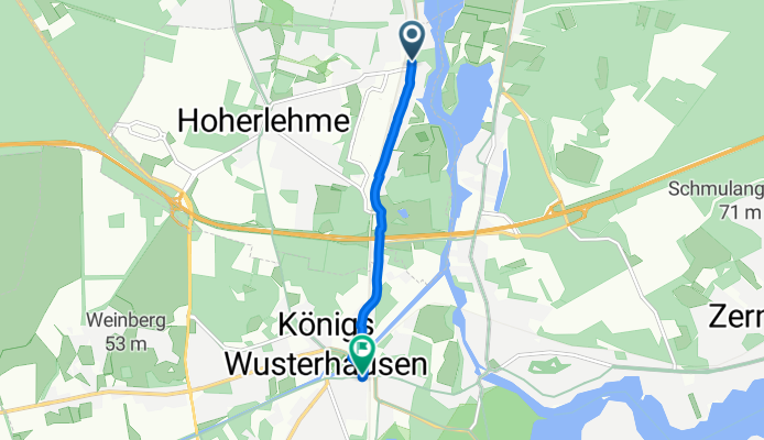 Friedrich-Engels-Straße, Wildau nach Bahnhofsvorplatz, Königs Wusterhausen