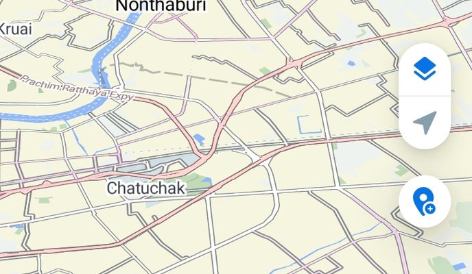 Photo 1 of the Bikemap route "ถนน ลาดพร้าววังหิน to ซอย นาคนิวาส แยก 14-4 59/17"