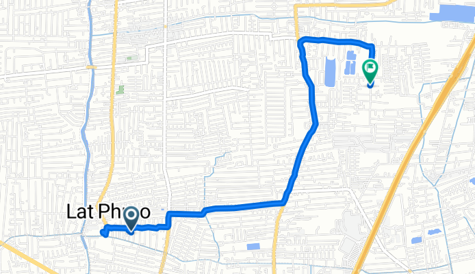 ถนน ลาดพร้าววังหิน to ซอย นาคนิวาส แยก 14-4 59/17