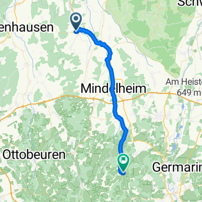 An der Linde nach Am Mitterfeld