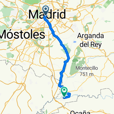 Calle del Codo, Madrid to Calle de Montesinos, Aranjuez