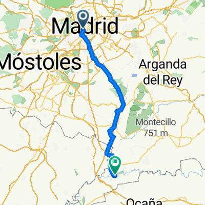 Calle del Codo, Madrid to El cocheron 1910 Calle de Montesinos, Aranjuez