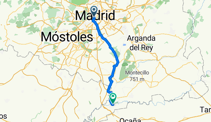 Calle del Codo, Madrid to El cocheron 1910 Calle de Montesinos, Aranjuez