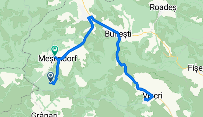 Route to Meșendorf