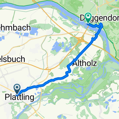 Bahnhofstraße nach Eginger Straße