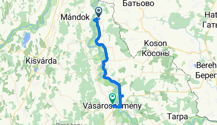 Kossuth Lajos út, Lónya - Kossuth Lajos utca, Vásárosnamény