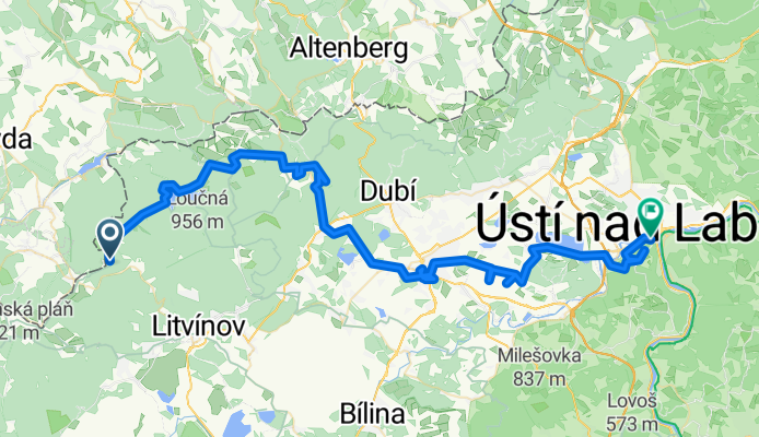 Meziboři - Ústí nad Labem