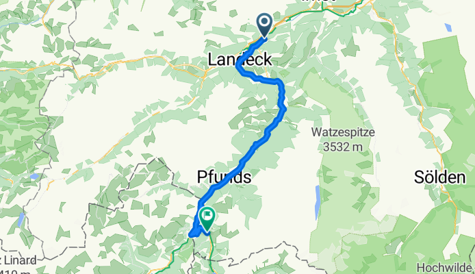 Kronburger, Zams nach Nauders, Nauders