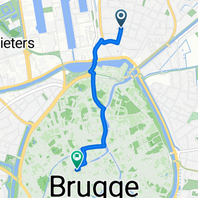Pannebekestraat, Brugge naar Eiermarkt, Brugge