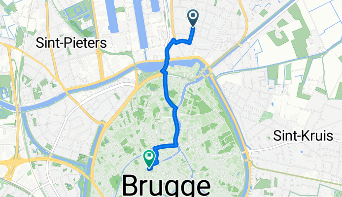 Pannebekestraat, Brugge naar Eiermarkt, Brugge