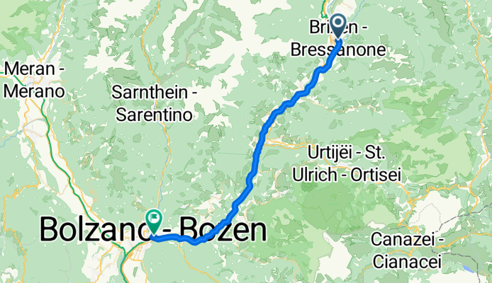 From Brixen to Bolzano