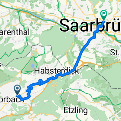 Forbach - SaarbrĂĽcken (10 km)