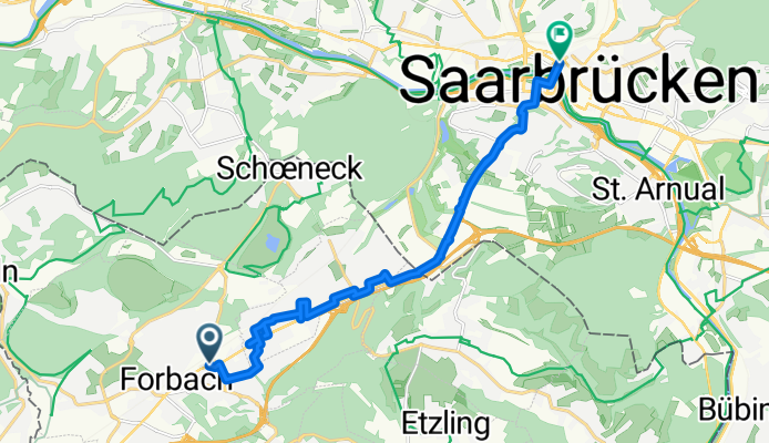 Forbach - Saarbrücken (10 km)
