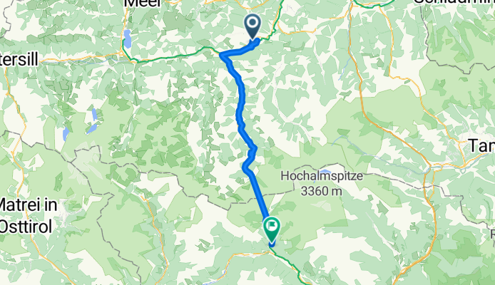 Goldeggerstraße nach Straße Ohne Straßennamen