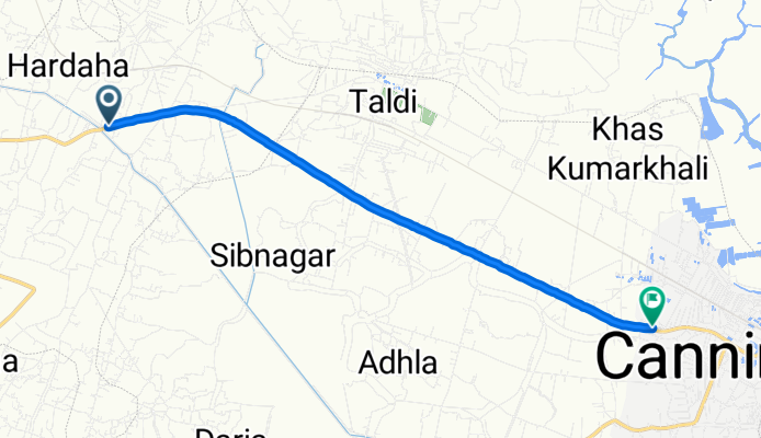 South Parganas to Rail Gate Road