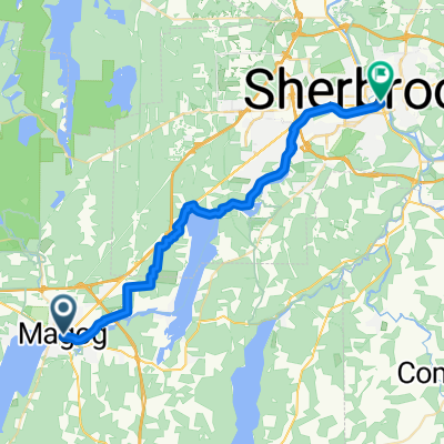 Route to Sherbrooke