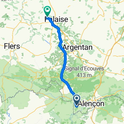 Saint-Denis-sur-Sarthon - Falaise
