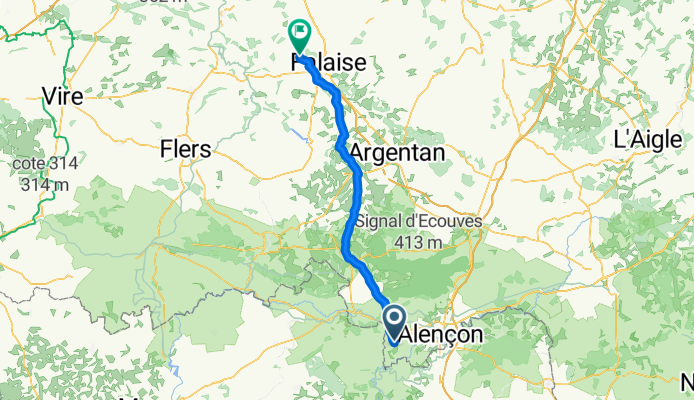 Saint-Denis-sur-Sarthon - Falaise