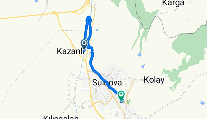 Samsun Amasya Yolu to Güven Sokak