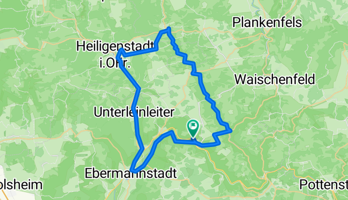 Route in Wiesenttal