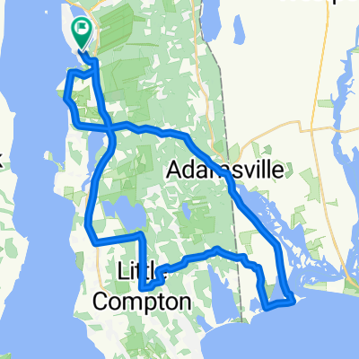 Indian Point Rd, Tiverton to Indian Point Rd, Tiverton