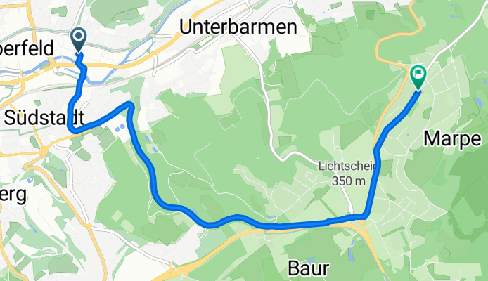 Hofaue nach Wittelsbacherstraße