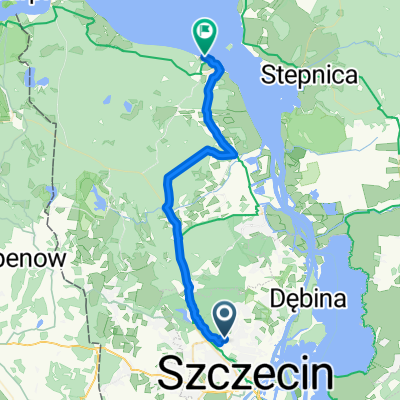 Grzybowa, Szczecin do Spacerowa, Trzebież