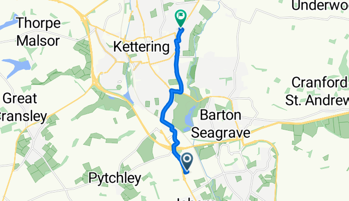 Pytchley, Kettering to Stamford Road, Kettering