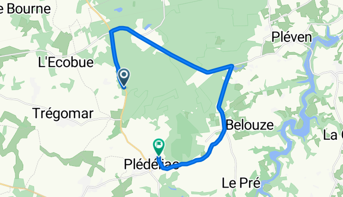 De D52 à Rue de la foret