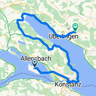 Reichenau nach Überlingen