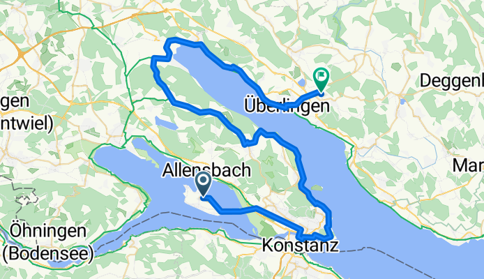 Reichenau nach Überlingen