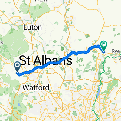 Tower Hill, Kings Langley to High Street, Ware