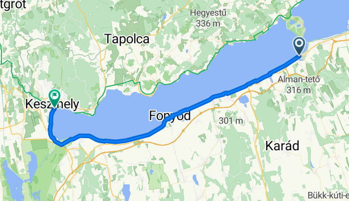 Balatonföldvár - Keszthely