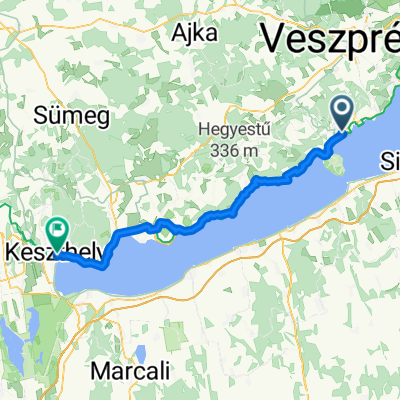 From Balatonfured to Keszthely