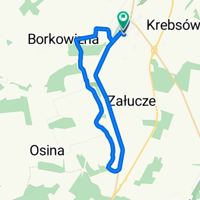 Partyzancka, Niedrzwica Duża do Krótka, Niedrzwica Duża