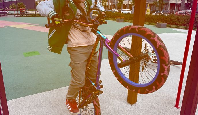 Photo 2 de l’itinéraire Bikemap « Дерптский переулок, Санкт-Петербург до Парфёновская улица, Санкт-Петербург »