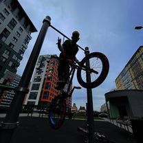 Photo 7 de l’itinéraire Bikemap « Дерптский переулок, Санкт-Петербург до Парфёновская улица, Санкт-Петербург »