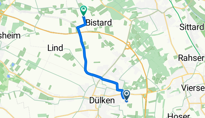 Heesstraße, Viersen nach Barionstraße, Viersen