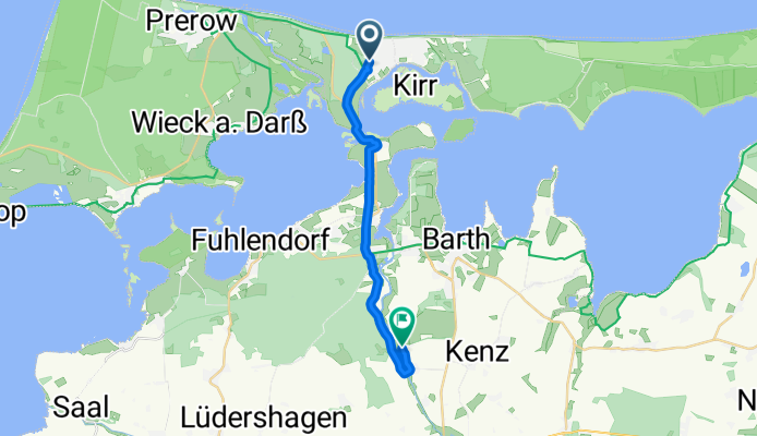 Sonneneck, Zingst nach Parkstraße, Divitz-Spoldershagen