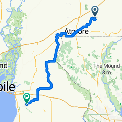 Magnolia Branch Wildlife Reserve to Bev's House