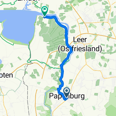 B70, Papenburg nach Molkereistraße, Jemgum