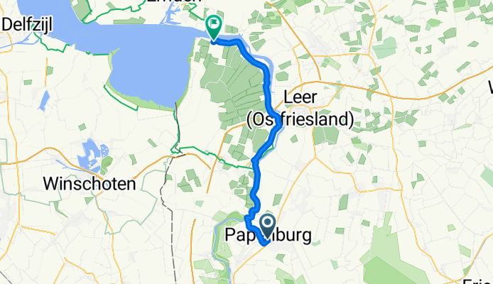 B70, Papenburg nach Molkereistraße, Jemgum