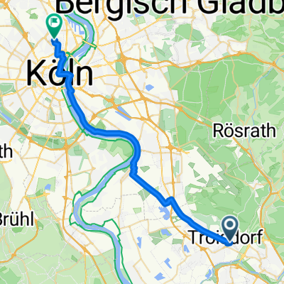 Von Troisdorf bis Köln