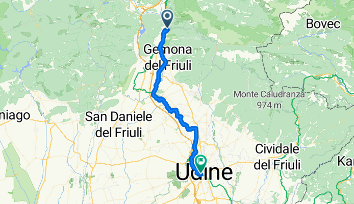 Via Glizoio di Mels - Via Generale Antonio Baldissera